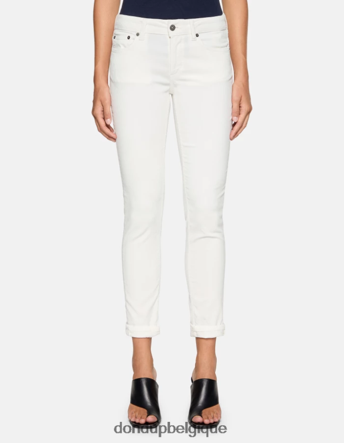 femmes vêtements DONDUP baudet monroe pantalon skinny en velours 8826D011