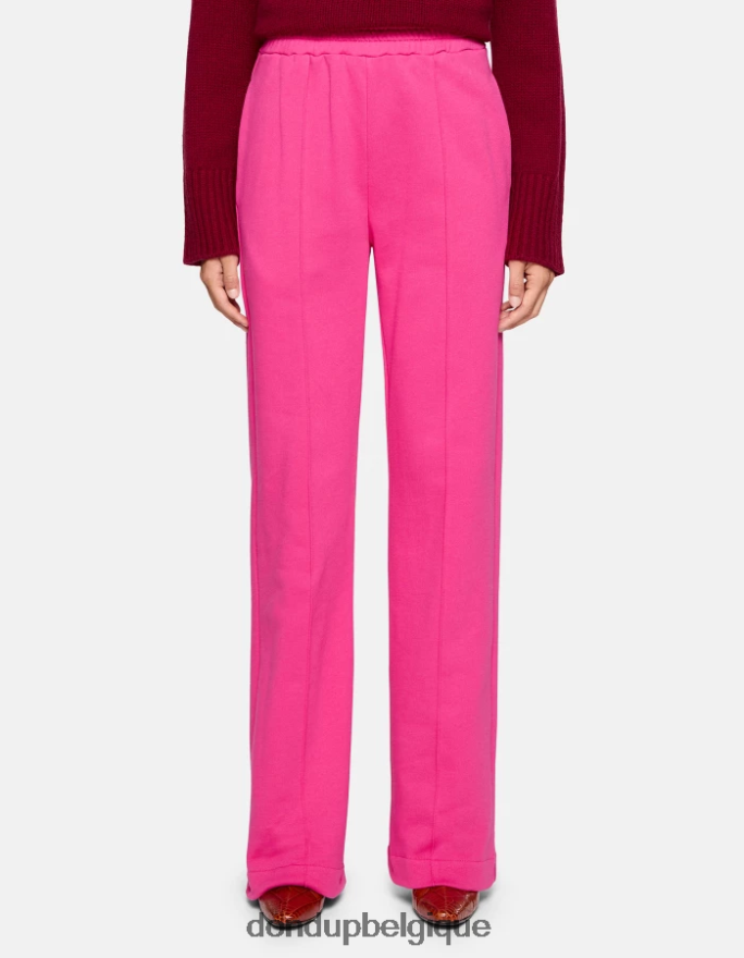 femmes vêtements DONDUP orchidée pantalon large en polaire 8826D0187