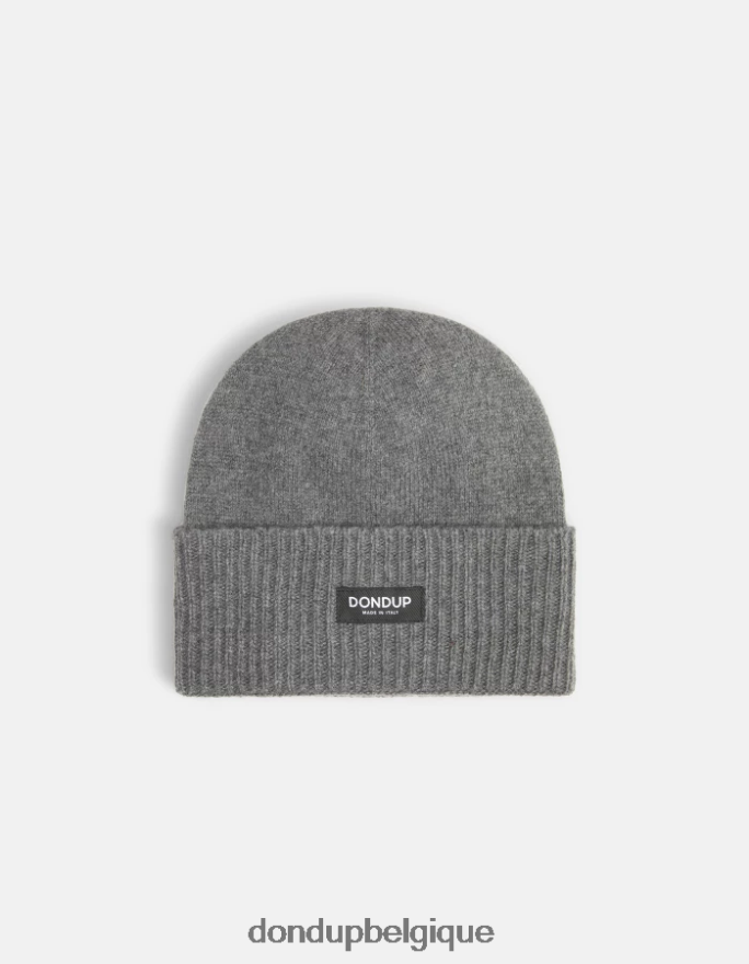 Hommes accessoires DONDUP gris chapeau en cachemire 8826D0986
