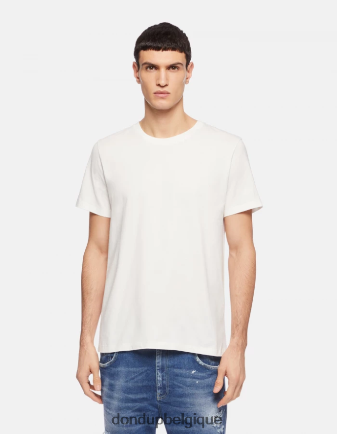 Hommes vêtements DONDUP fiocco t-shirt coupe classique 8826D0817